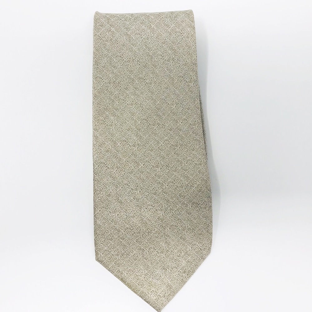Mens Uomo Venetto Gold Diamond Pattern Neck Tie